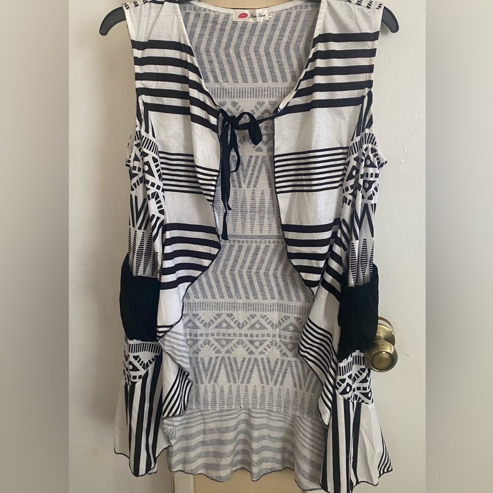 New!  Cover up/vest/  New  Casual Outerwear Boho